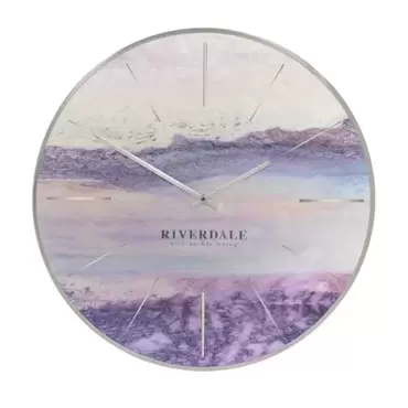 Wandklok Brixton - metallic 50 cm
