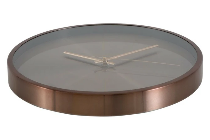 Wandklok ro Copper S brons zij, Decostar, tuincentrumoutlet.com