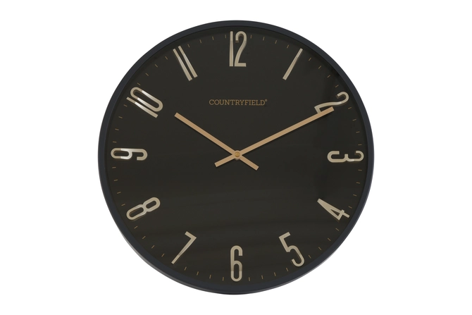 Wandklok ro Copper 3D M grijs