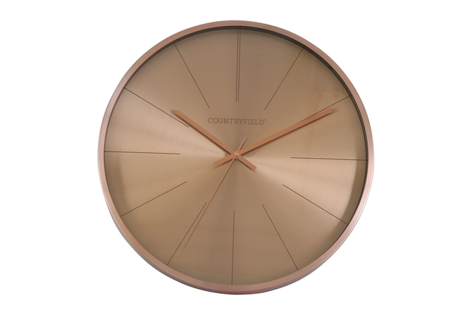 Wandklok ro Copper M roze goud