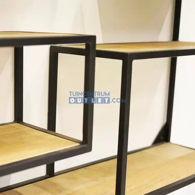 Wandrek 4 vaks - 80x20x80cm, closeup, www.tuincentrumoutlet.com