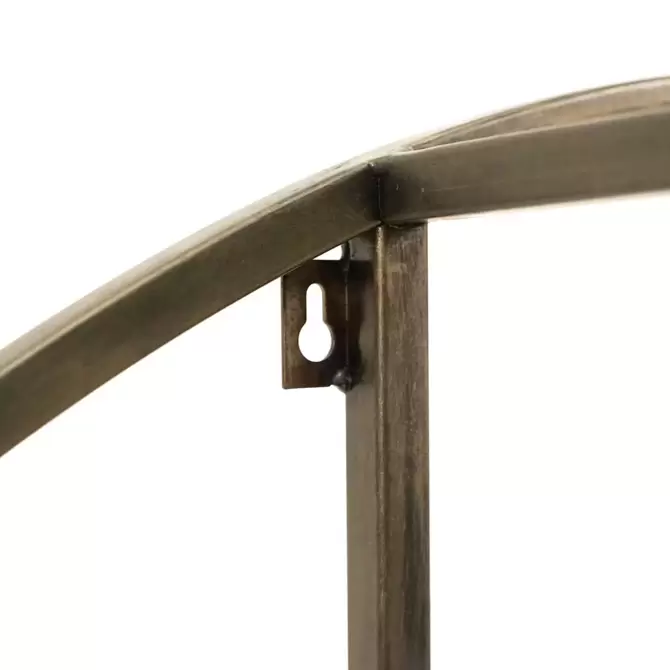 Wandrek Lahn metaal zwart detail, Decostar, tuincentrumoutlet