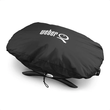 Weber Barbecuehoes Q1000N Q1200N Zwart BBQ Hoes Beschermhoes Cover