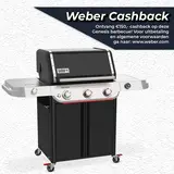 Weber Genesis E-335W Gasbarbecue Gas BBQ E335W Barbecue Zwart