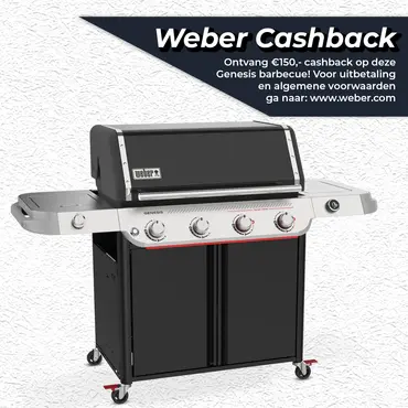 Weber Genesis E-435W Gasbarbecue Gas BBQ E435W Barbecue Zwart