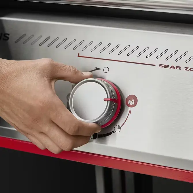 Genesis E-435 detail, Weber, tuincentrumoutlet.com