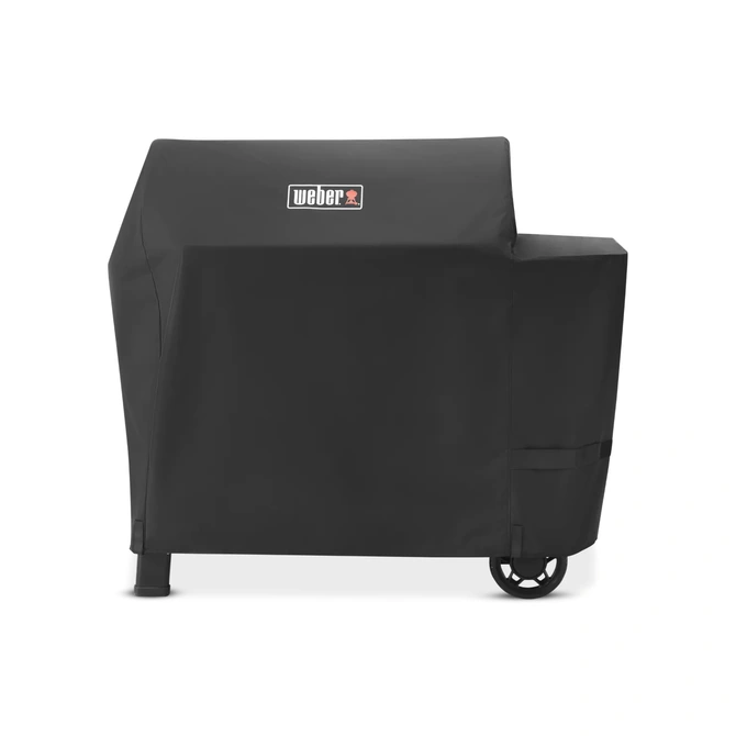 Weber Premium Barbecuehoes Searwood 600 XL Zwart Pellet BBQ Hoes Beschermhoes - afbeelding 1