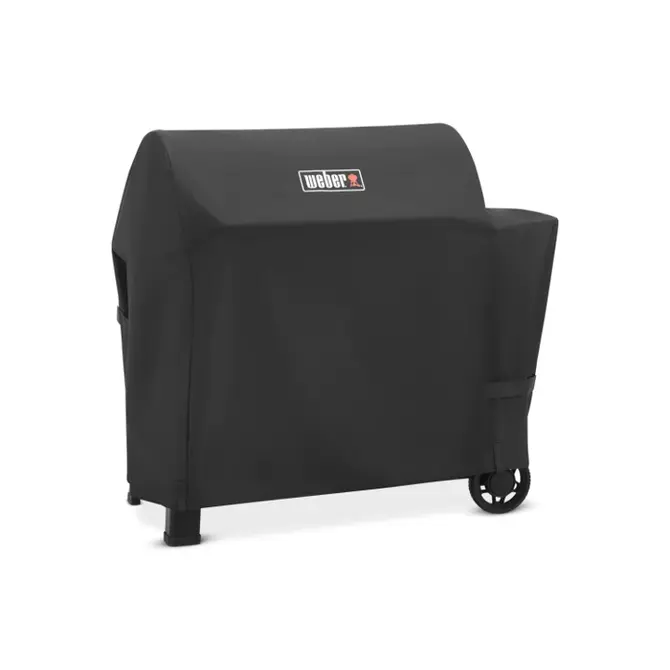 Weber Premium Barbecuehoes Searwood XL 600 Zwart Pellet BBQ Hoes Beschermhoes zij, Weber, tuincentrumoutlet.com