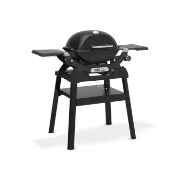 Weber Q1200N with Stand schuin, Weber, tuincentrumoutlet.com