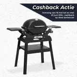 Weber Q 1200N Gas BBQ met stand Barbecue Q1200N Werkblad Zwart Onderstel Black Frame