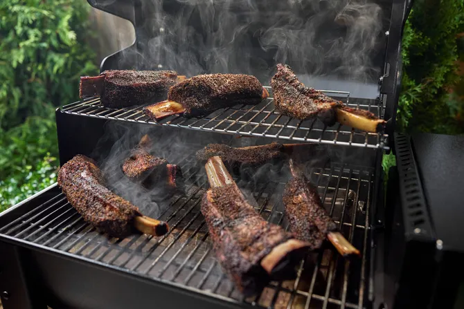 Weber Smoque 500 sfeerfoto, Weber, tuincentrumoutlet.com