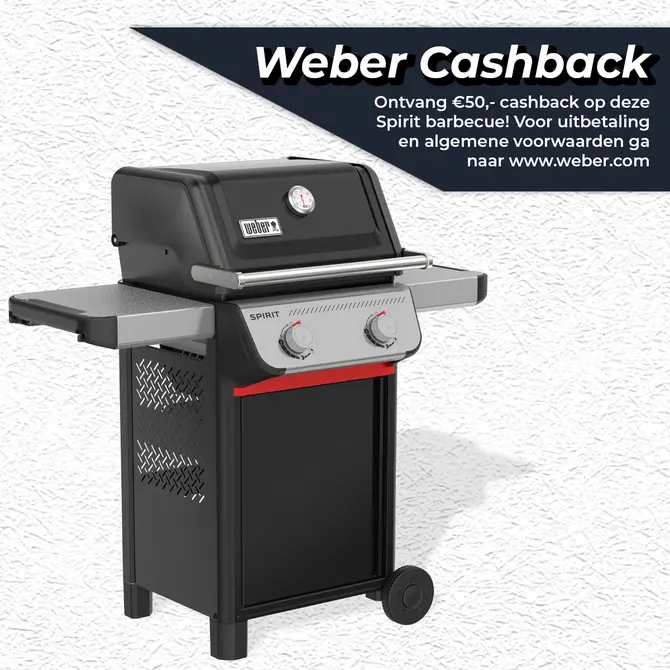 Weber Spirit E-210 Gasbarbecue Gas BBQ E210 Barbecue Zwart - afbeelding 1