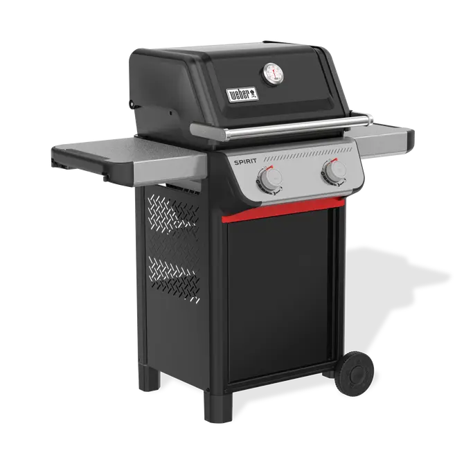 Spirit e-210 zijkant, weber, tuincentrumoutlet