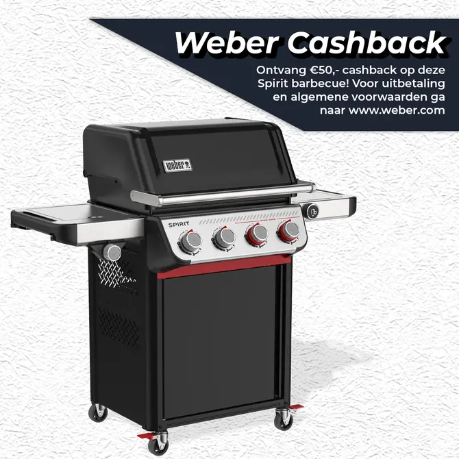 Weber Spirit EP-435 Gasbarbecue Gas BBQ EP435 Barbecue Zwart GBS - afbeelding 1