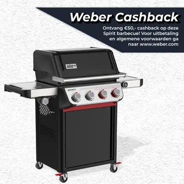 Weber Spirit EP-435 Gasbarbecue Gas BBQ EP435 Barbecue Zwart GBS - afbeelding 1