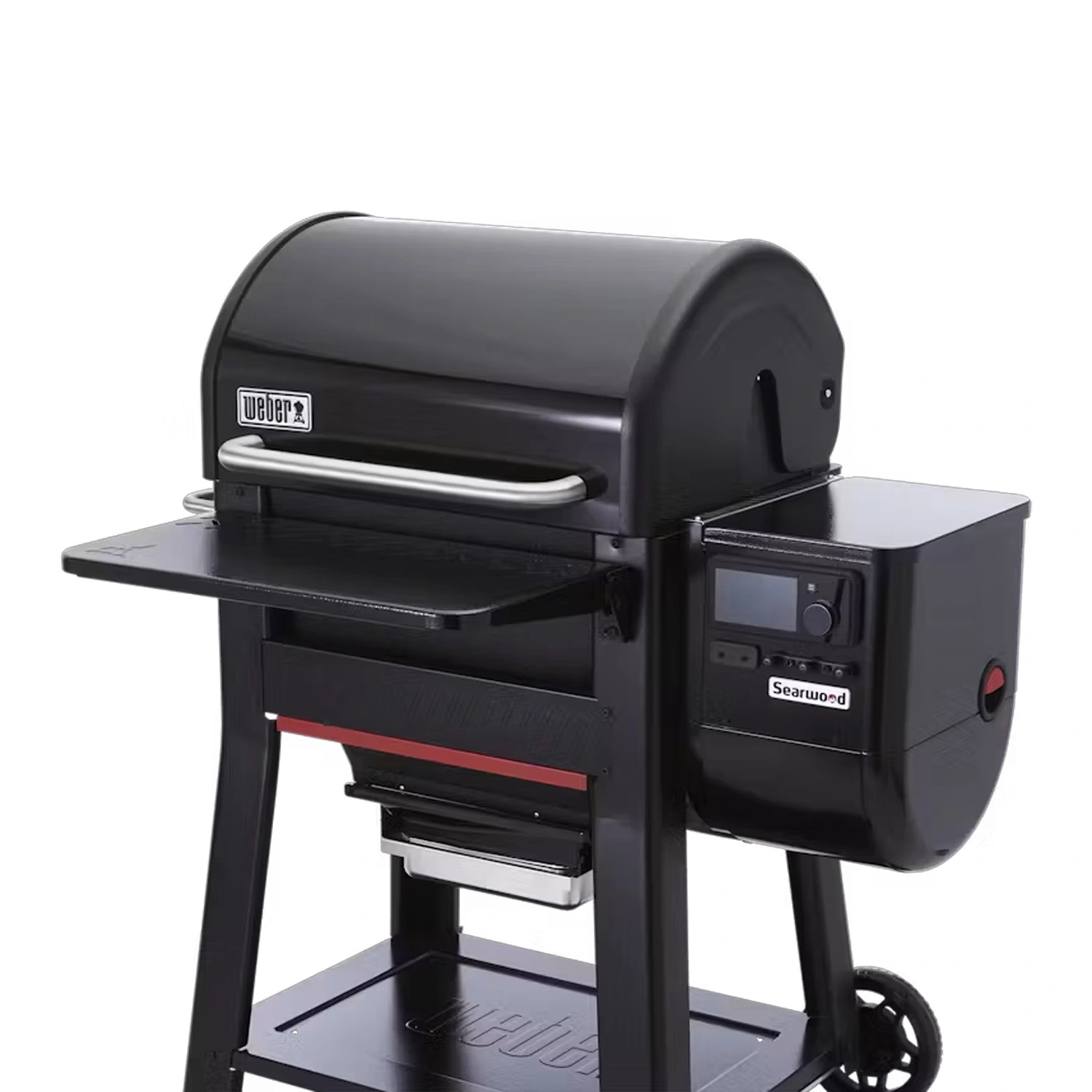 Weber Tafel Searwood 600 Werktafel Voorzijde Zwart Pellet BBQ Front Table Shelf afbeelding