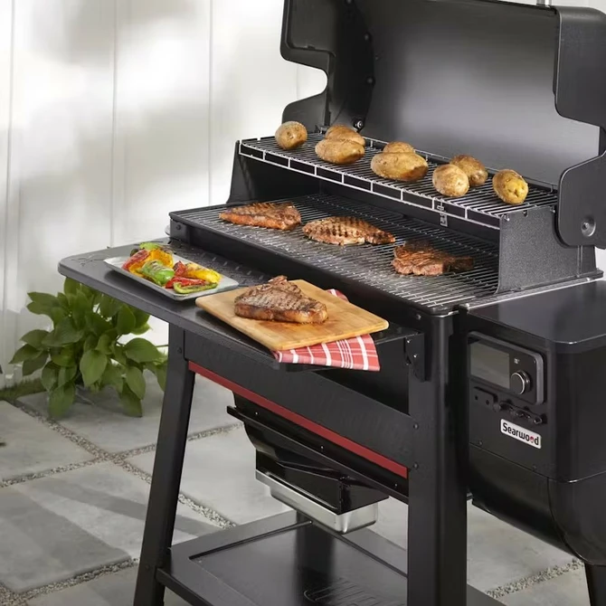 Weber Werktafel Voorzijde voor Searwood XL 600 BBQ Tafel Inklapbaar Barbecue - afbeelding 3