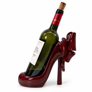 Wijnrek polyresin l24.5b15.5h22cm bordo wijnfles, Decoris, Tuincentrumoutlet.com