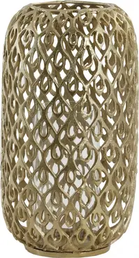 Windlicht sinala d22h39cm goud, Light & Living, Tuincentrumoutlet