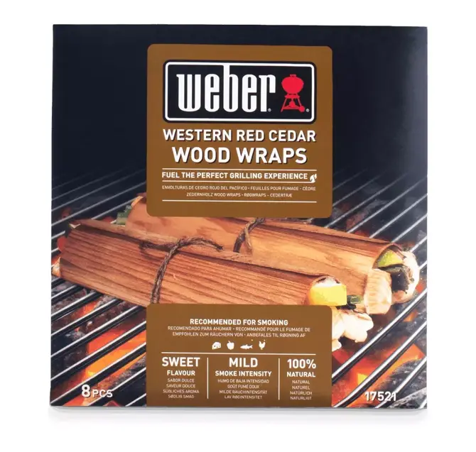 Wood wraps western red cedar www.bbqkopen.nl