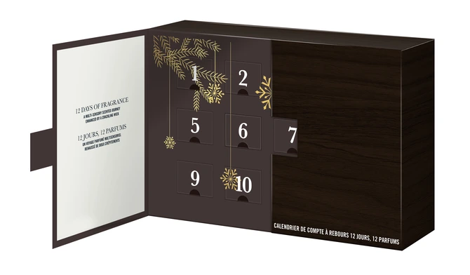 WW Deluxe Advent Calendar Giftset half open, Woodwick, tuincentrumoutlet.com