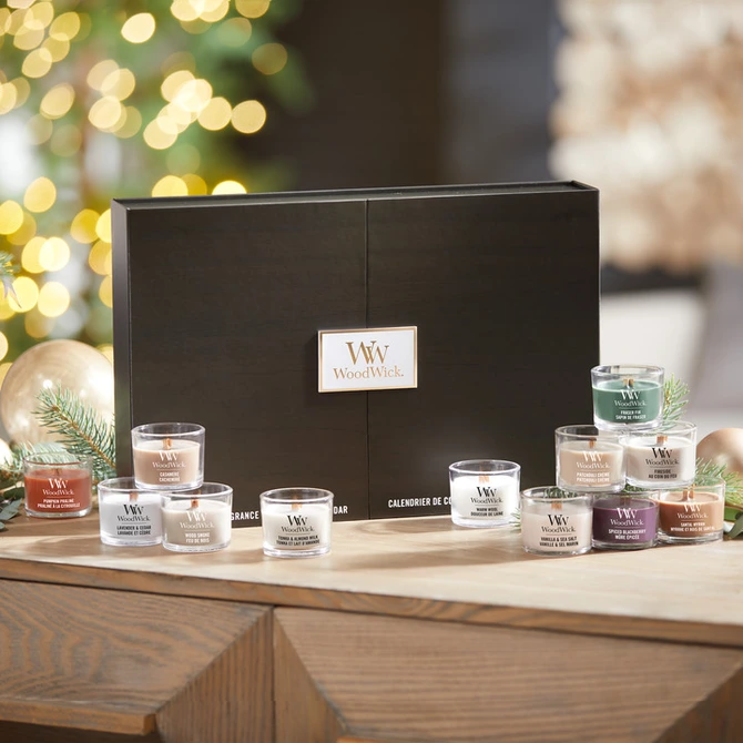 WW Deluxe Advent Calendar Giftset sfeer, Woodwick, tuincentrumoutlet.com