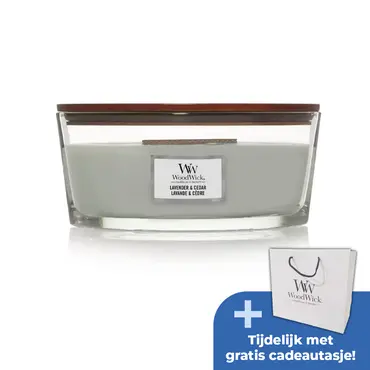 WoodWick Lavender & Cedar Ellipse Candle