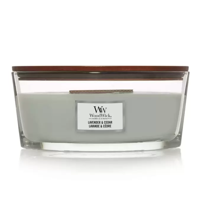 WoodWick Lavender & Cedar Ellipse Candle