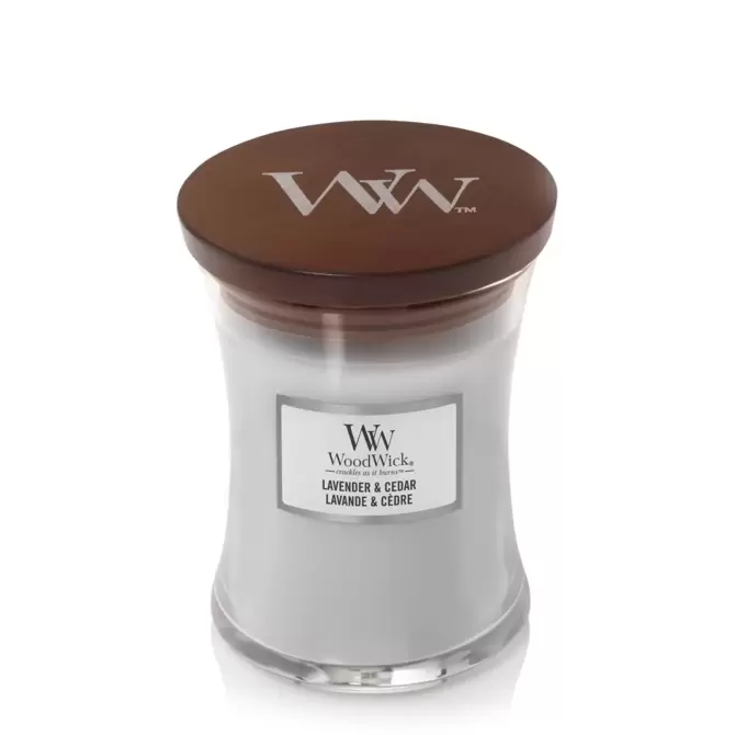 WoodWick Lavender & Cedar Medium Candle