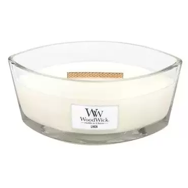 WoodWick Linen Ellipse Candle