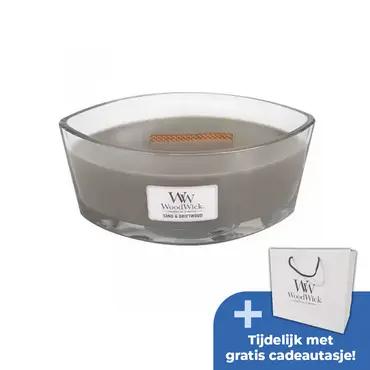 WoodWick Sand & Driftwood Ellipse Candle