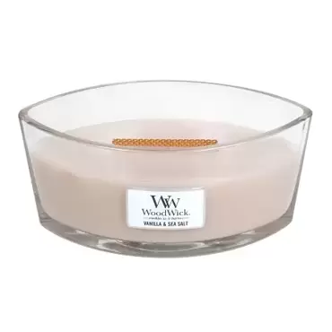 WoodWick Vanilla & Sea Salt Ellipse Candle