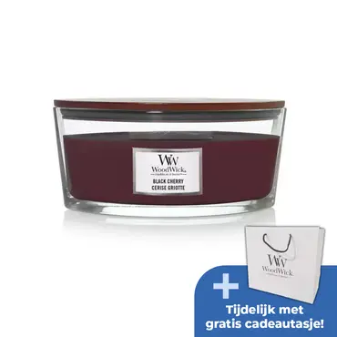 WW Black Cherry Ellipse Candle - afbeelding 1