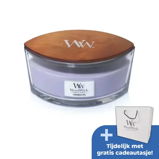 WW Lavender Spa Ellipse Candle - afbeelding 1