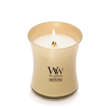 WW Sparkling Pomelo Medium Candle - Champagne brandend, Woodwick, tuincentrumoutlet.com