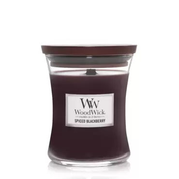 Woodwick WW Spiced Blackberry Medium Candle