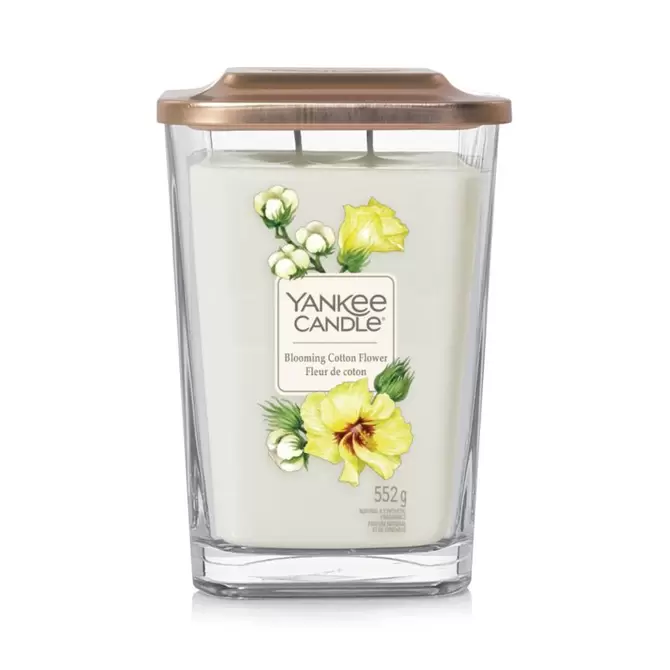 YC Blooming Cotton Flower Large Vessel, Yankee Candle, Tuincentrumoutlet