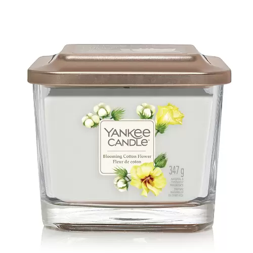 YC Blooming Cotton Flower Medium Vessel, Yankee Candle, Tuincentrumoutlet