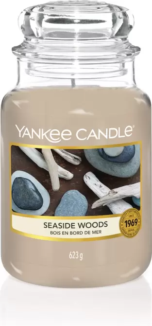 YC Seaside Woods Large Jar, Yankee Candle, tuincentrumoutlet