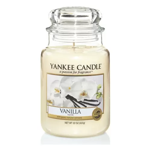 YC Vanilla Large Jar, Yankee Candle, Tuincentrumoutlet 