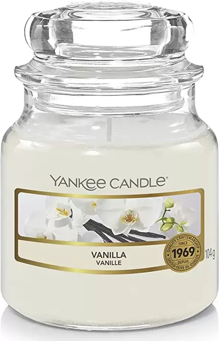 YC Vanilla Small Jar, Yankee Candle, Tuincentrumoutlet 
