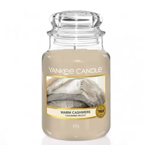 YC Warm Cashmere Large Jar, Yankee Candle, Tuincentrumoutlet 