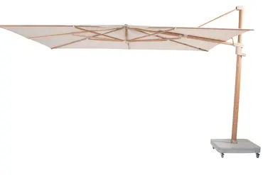 Finca 400 x 300 cm. zand met woodlook frame zijkant, 4 Seasons Outdoor, tuincentrumoutlet.com
