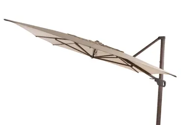 Zweefparasol Hacienda 400 300 Wenge Frame Beach in hoogte verstelbaar, 4 Seasons Outdoor, tuincentrumoutlet.com