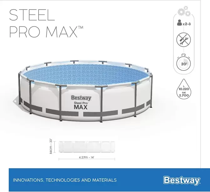 Zwembad Steel Pro Max set 427x84 - afbeelding 5